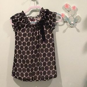 Tempted Girl Polka Dot Shirt
